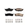 PowerStop 17-591 PowerStop - Z17 Low-Dust Ceramic Brake Pads with Hardware