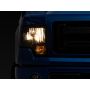 Raxiom T551344 09-14 Ford F-150 Axial OEM Style Rep Headlights- Chrome Housing- SmokedLens