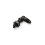 AEROQUIP AERFCM5799 Alum 90 Deg Bulkhead Union #3 Flare Black
