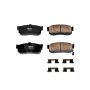 PowerStop 17-540 PowerStop - Z17 Low-Dust Ceramic Brake Pads with Hardware