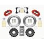 Wilwood 140-12440-R Narrow Superlite 4R Front Hat Kit 14.00in Red 2007-Up Jeep Wrangler