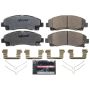 PowerStop Z26-1584 PowerStop - Z26 Performance Carbon-Fiber Ceramic Brake Pads with Hardware Kit