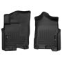 Husky Liners 55451 17-24 Nissan Titan Crew Cab/16-24 Titan XD Crew Cab X-Act Front Floor Liner Set Black
