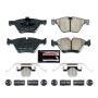 PowerStop Z23-1504 PowerStop - Z23 Daily Driver Carbon-Fiber Ceramic Brake Pads with Hardware Kit