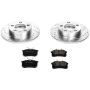 PowerStop K847 Z23 Daily Driver Carbon-Fiber Ceramic Brake Pad and Drilled & Slotted Rotor Kit