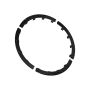 ICON 192051B Recon Pro 17in. Halo Rock Ring Kit - Black