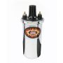 PERTRONIX IGNITION PRT40001 Flame-Thrower Coil - Chrome Oil Filled 1.5ohm