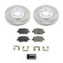 PowerStop SC8635 Semi-Coated Rotor and Low-Dust Ceramic Brake Pad Kit