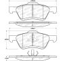Stoptech 308.10473 Street Brake Pads