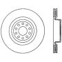 StopTech 04-09 Audi S4 Front Right Cryo Slotted Sport Brake Rotor