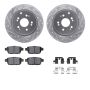 Dynamic Friction 7512-59078 Rotor Kit