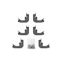 Dee Zee DZ66355 Deezee 16-203 Nissan Titan Running Board Hex Bracket Kit