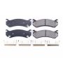 PowerStop 17-785 PowerStop - Z17 Low-Dust Ceramic Brake Pads with Hardware