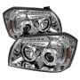 SPYDER 5009883 Projector Headlights - LED Halo - Chrome