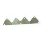 MOROSO MOR25174 Storage Block Off Exh. Plates - Honda/Acura