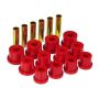 Prothane 81-87 GM Rear Spring & Shackle Bushings (w/ 1 3/8in Bushings) - Red