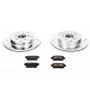 PowerStop K5877 Z23 Daily Driver Carbon-Fiber Ceramic Brake Pad and Drilled & Slotted Rotor Kit