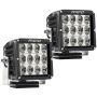 LED Light 4x4in D-XL Pro Series Driving Beam Pair