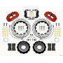 Wilwood 140-13019-DR Narrow Superlite 6R Front Hat Kit 14.00in Drill Red 2013-Up Ford Focus ST w/ Lines