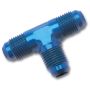 Russell Performance -16 AN NPT Flare Tee Fitting (Blue)