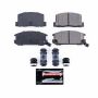 PowerStop Z23-657 PowerStop - Z23 Daily Driver Carbon-Fiber Ceramic Brake Pads with Hardware Kit