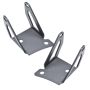 Oracle Lighting 2050-504 Single Mounting Pillar Brackets, Black, Pair