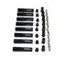 PERTRONIX IGNITION PRT8562HT-8 Ceramic Spark Plug Boot Kit Straight 8pk Black