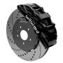 Wilwood 140-15743-D SX6R Front Brake Kit 15in SRP Slotted/Drilled Black w/ Lines 14+ Chevy Corvette C7