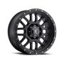 ICON 1220908150SB Alpha 20x9 8x170 0mm Offset 5in BS 125.2mm Bore Satin Black Wheel