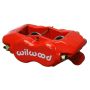 Wilwood 120-14932-RD Caliper-Forged DynaliteI-Red 1.12in Pistons .81in Disc
