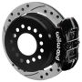 Wilwood 140-17120-D Chevy Monte Carlo Forged 4 Piston DynaPro Black Caliper HP32 VV D&S Rotor - 11.00x0.81