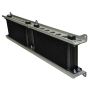 Derale 50022 Dual Stacked Plate Brushed Aluminum Brackets With Mounting Hardware