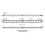 Derale 50022 Dual Stacked Plate Brushed Aluminum Brackets With Mounting Hardware
