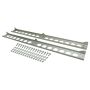 Derale 50022 Dual Stacked Plate Brushed Aluminum Brackets With Mounting Hardware
