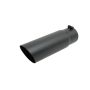 Gibson Performance Exhaust 500554-B Black Ceramic Single Wall Angle Exhaust Tip