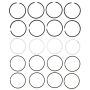 MAHLE 5007.080 Engine Piston Ring Set