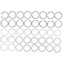 MAHLE 50076CP Engine Piston Ring Set