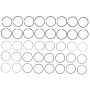 MAHLE 50076CP.060 Engine Piston Ring Set