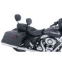 Mustang Motorcycle 79676 Mustang 08-21 Harley FL Touring Recessed Passenger Seat with Backrest - Black