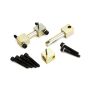 JKS Manufacturing Jeep Wrangler TJ/LJ Upper Shock Bar Pin Eliminator - Rear