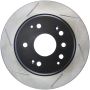 Stoptech 126.40061SR Power Slot Slotted 04-08 Acura TL/TL-S / 03-09 Honda Element Rear Right Rotor
