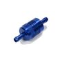 Russell Performance Blue Street Fuel Filter (3in Length 1-1/8in diameter 5/16in inlet/outlet)