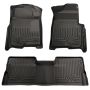 Husky Liners 08-10 Ford SD Super Cab WeatherBeater Combo Black Floor Liners (w/o Manual Trans Case)