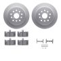 Dynamic Friction 4512-75045 Rotor Kit
