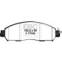 EBC Brakes DP22310 Greenstuff 2000 Series Sport Brake Pads