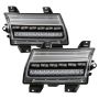 SPYDER 5086808 Full LED Front Bumper Lights - Sequential Signal - Black