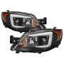SPYDER 5083944 Projector Headlights - Light Bar DRL - Black