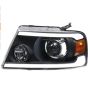 Raxiom T566365 04-08 Ford F-150 Axial Series LED Projector Headlights- Blk Housing (Clear Lens)