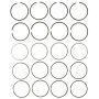 MAHLE 50452CP.020 Engine Piston Ring Set