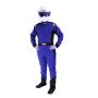Racequip 130923 Blue Chevron-1 Suit - SFI-1 Medium
